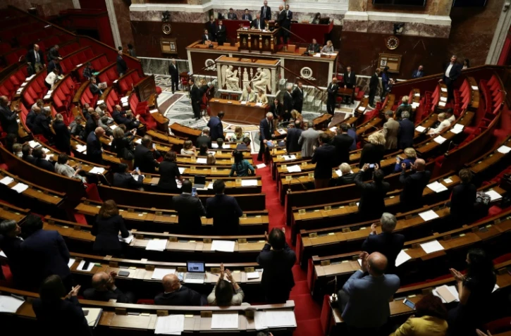 L'assemblée nationale, le 9 août 2017 à Paris