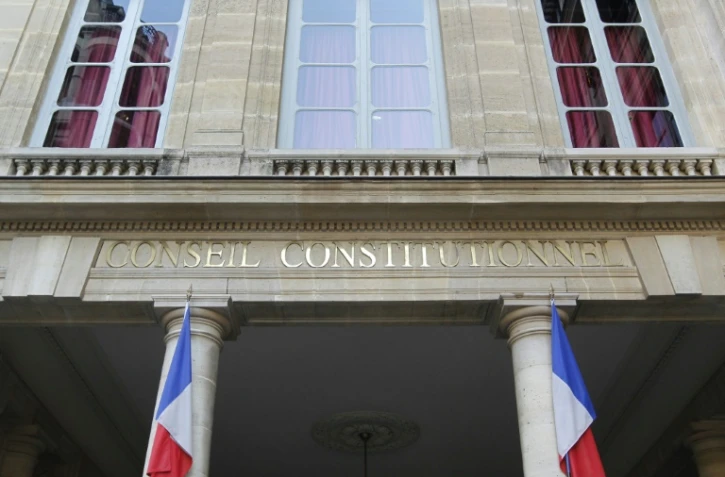 Le Conseil constitutionnel à Paris le 21 février 2012