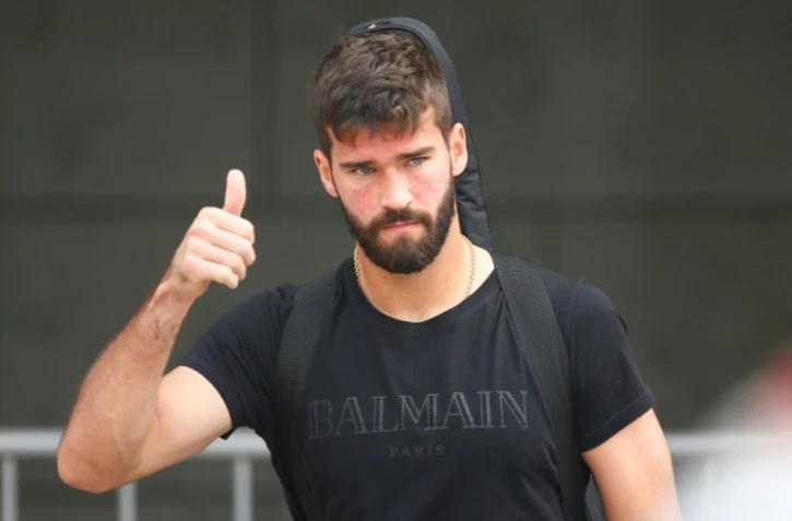 Le gardien international brésilien Alisson à Kazan durant la Coupe du monde en Russie, le 7 juillet 2018