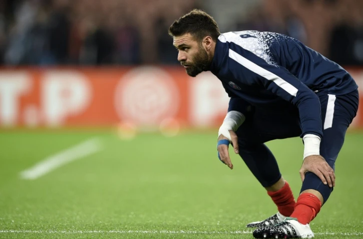 Le gardien du PSG Salvatore Sirigu face à Saint-Etienne, le 15 décembre 2015 au Parc des Princes