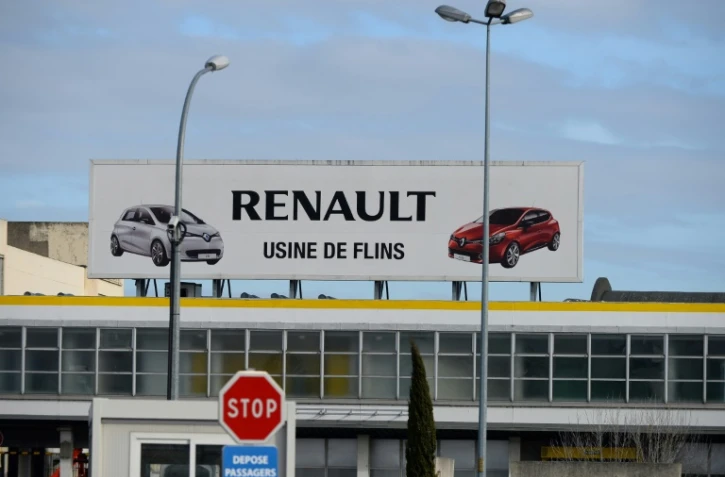 L'usine Renault de Flins dans les Yvelines, le 3 février 2017