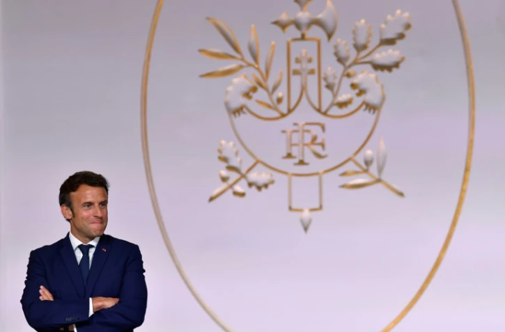 Emmanuel Macron à l'Elysée à Paris, le 3 juin 2022