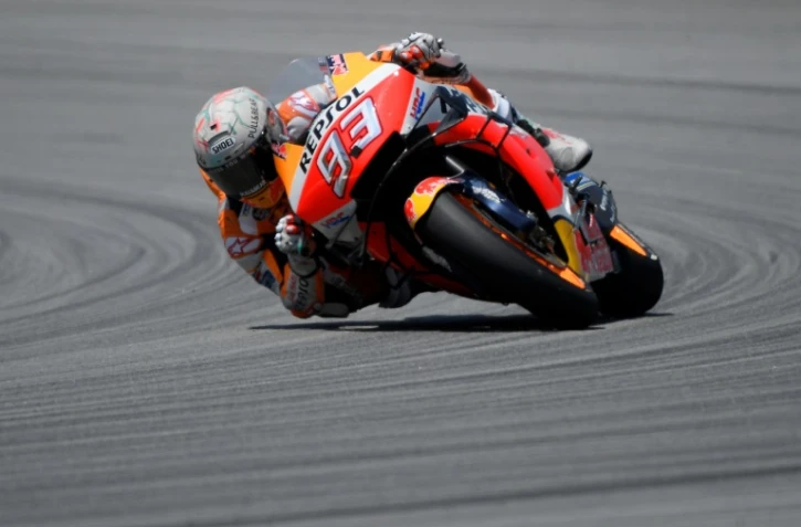 L'Espagnol Marc Marquez lors du GP de Catalogne, Ă Montmelo, le 16 juin 2019