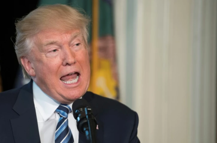 Le président américain Donald Trump, le 21 avril 2017 à Washington