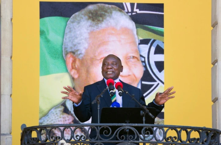 Le nouveau président sud-africain Cyril Ramaphosa, ici au Cap le 11 février 2018