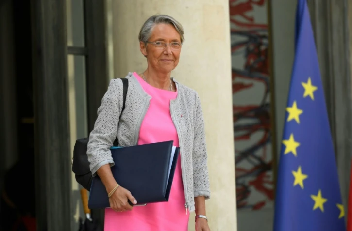 La ministre des Transports Elisabeth Borne sur le perron de l'Elysée à Paris, le 18 juillet 2018