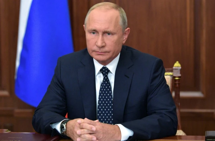 Le président russe Vladimir Poutine à Moscou, le 29 août 2018
