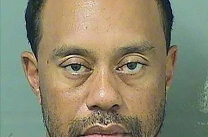 Photo de Tiger Woods après son arrestation, fournie par la police de Palm Beach le 29 mai 2017