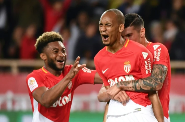 Les Monégasques restent sur une victoire étriquée contre saint-Etienne, grâce au penalty de Fabinho, le 12 mai 2018 à Louis-II 