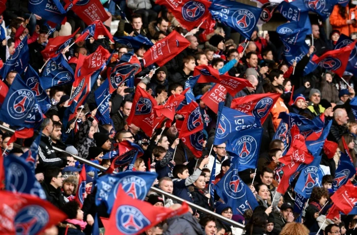 Supporters du PSG, le 21 février 2015, au Parc des Princes