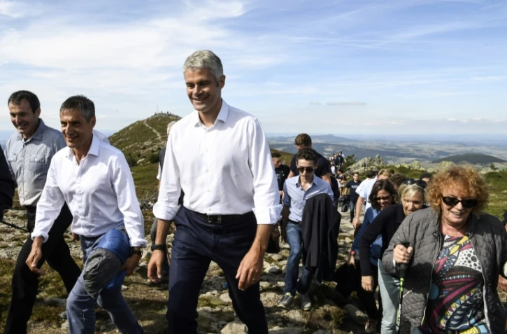 Laurent Wauquiez, ancien ministre et président de la région Auvergne-Rhône-Alpes, le 3 septembre 2017 à Les Estables (Haute-Loire) 