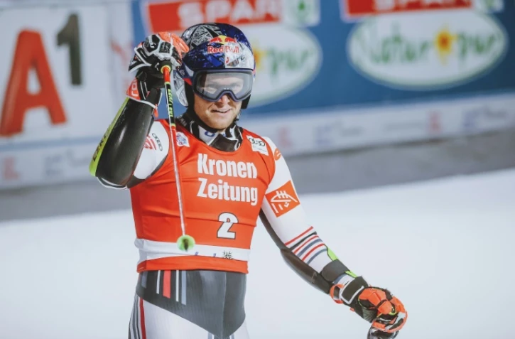 Le Français Alexis Pinturault vainqueur du slalom parallèle de Lech (Autriche), le 27 novembre 2020 