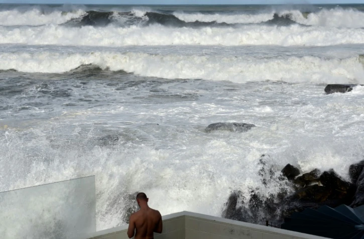 Les rochers Ă Bondi Beach Ă Sydney, le 2 avril 2022