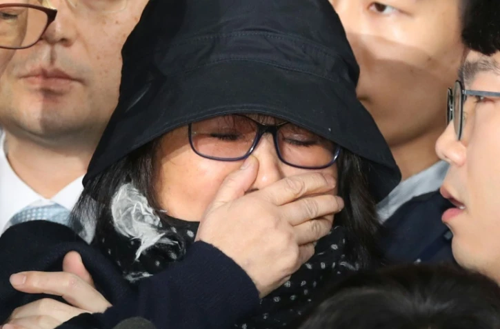 Choi Soon-Sil à son arrivée au tribunal le 31 octobre 2016 à Séoul