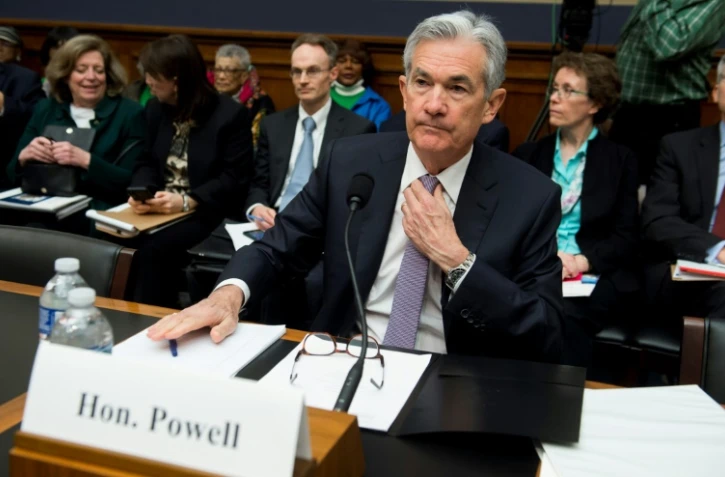 Le nouveau président de la Banque centrale américaine, Jerome Powell, lors de sa première intervention au Congrès, à Washington, le 27 février 2018
