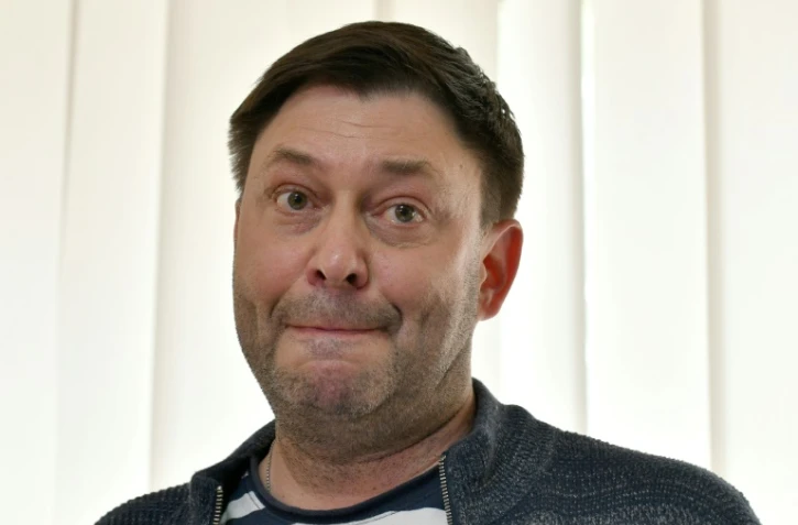 Le journaliste russo-ukrainien Kyrylo Vyshynsky pendant une audience au tribunal après son arrestation en Ukraine, à Kherson le 17 mai 2018