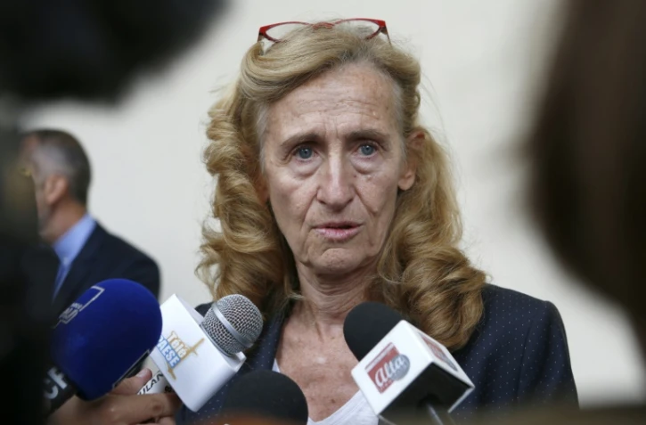 La garde des Sceaux Nicole Belloubet à Bastia, en Corse, le 05 octobre 2018