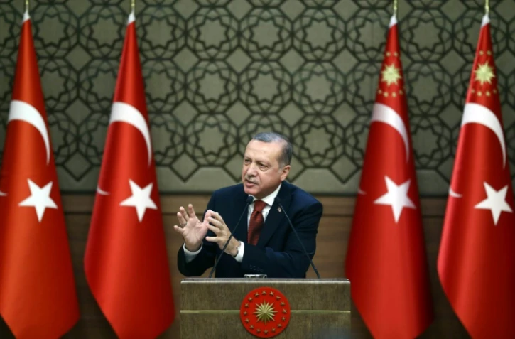 Le président turc Recep Tayyip Ergodan, le 26 octobre 216 à Ankara 