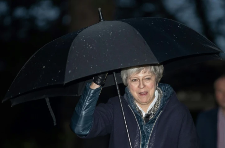 Avis de gros temps pour la PrmeiÚre ministre britannique Theresa May (ici le 9 décembre 2018 à Londres)