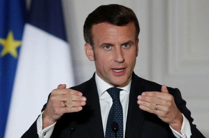 Le Président Emmanuel Macron, le 25 mars 2021 à Paris