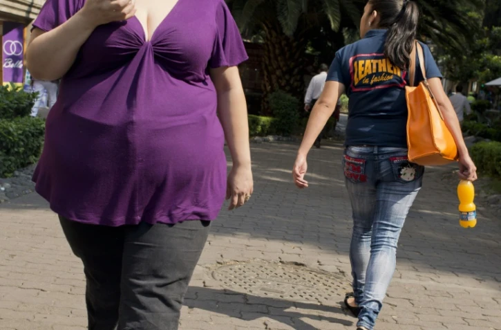 Une personne obèse le 20 mai 2013 à Mexico