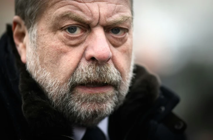 Le garde des Sceaux Eric Dupond-Moretti le 1er décembre 2023 à Vannes