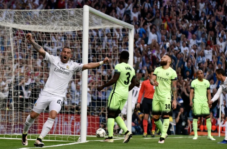 Jese Rodriguez, sous le maillot le Real Madrid contre Manchester City en Ligue des champions, le 4 mai 2016 Ă Santiago Bernabeu