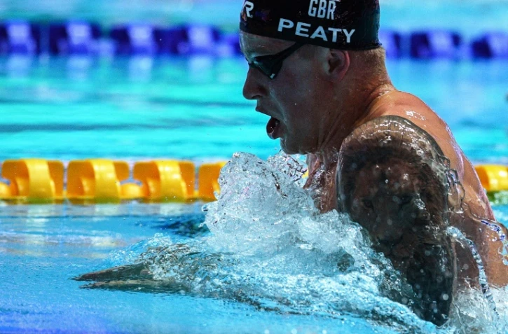 Le Britannique Adam Peaty en demi-finales des Mondiaux de natation, le 21 juillet 2019 à Gwangju