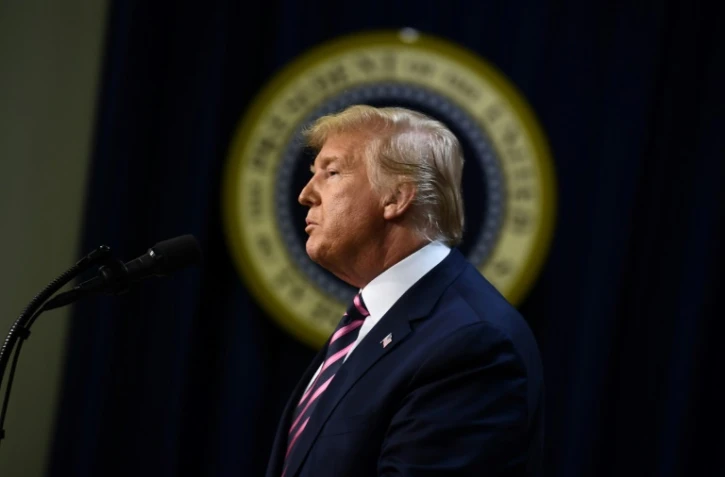 Le président américain Donald Trump à la Maison Blanche à Washington le 19 décembre 2019