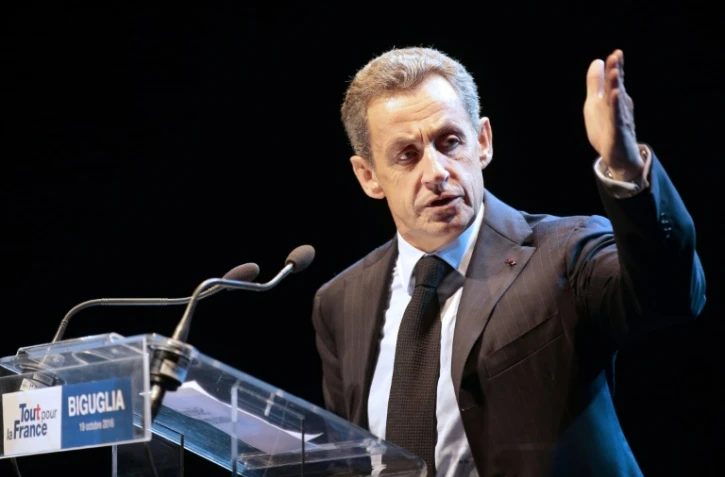 Nicolas Sarkozy en meeting le 19 octobre 2016 à Biguglia en Corse