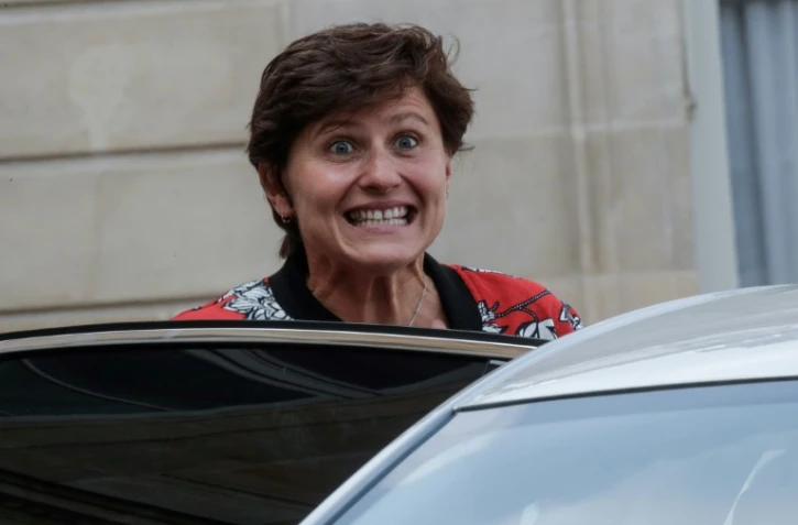 La ministre des Sports Roxana Maracineanu à l'Elysée le 5 septembre 2018