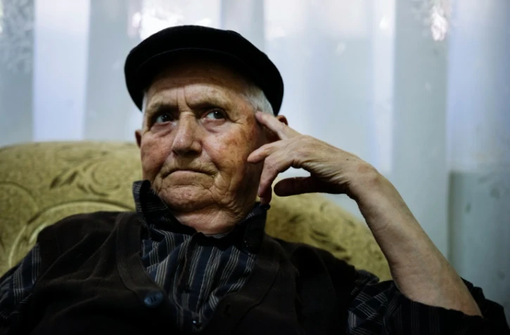 Shkurtan Hasanpapaj, 84 ans, "vierge jurée", à Shkodra, dans le nord-ouest de l'Albanie, le 27 juin 2016