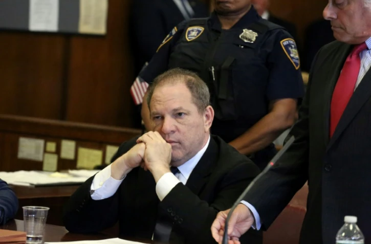 L'ex-producteur de cinéma Harvey Weinstein au tribunal de New-York le 9 juillet 2018