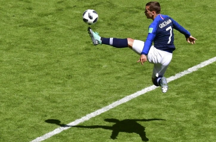 Antoine Griezmann lors du match France-Australie du Mondial-2018 samedi 16 juin 2018