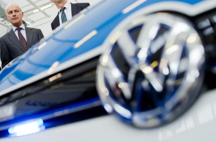 Matthias Mueller, PDG de Volkswagen, le 21 octobre 2015, à Wolfsbourg