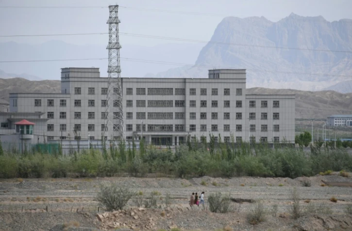 Un centre de rééducation politique où des musulmans ouïghours seraient détenus, le 2 juin 2019 à Artux, dans la province chinoise du Xinjiang