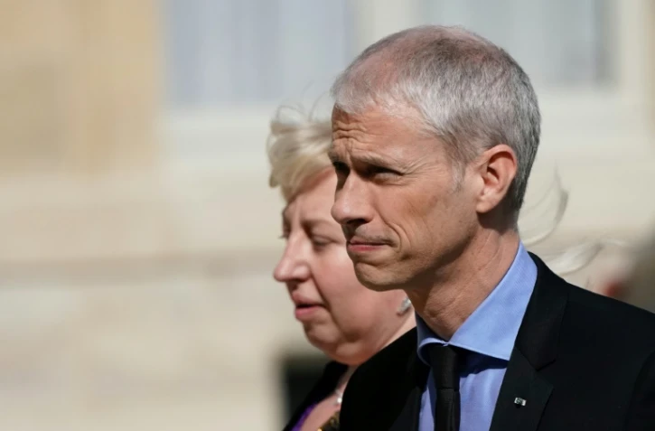 Le ministre de la Culture Franck Riester, le 18 avril 2019 à Paris