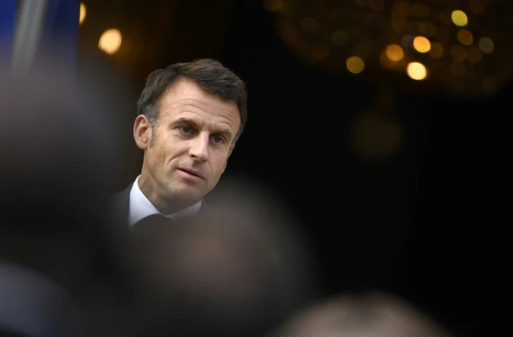 Le président de la République Emmanuel Macron le 21 juillet 2023 à l'Elysée, à Paris