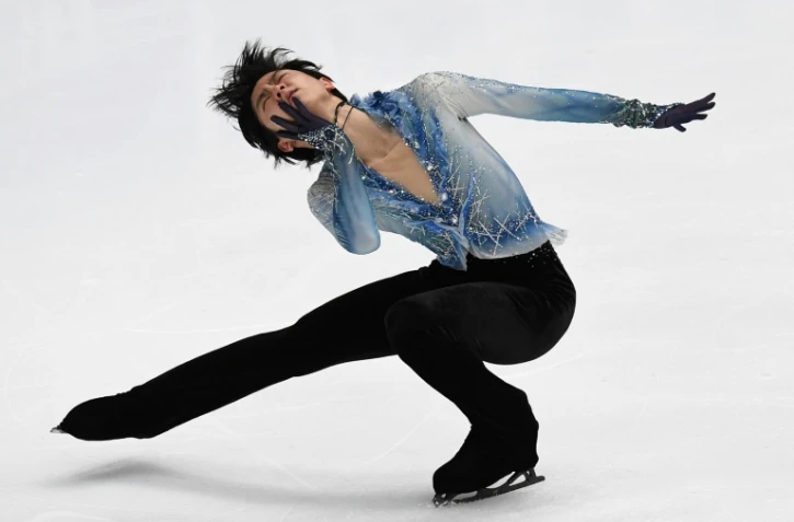 Le Japonais Yuzuru Hanyu, le 16 novembre 2018 à Moscou