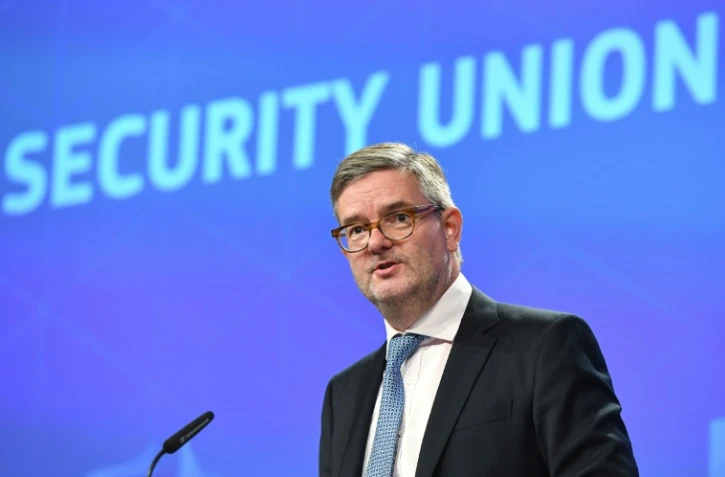 Le commissaire européen à la sécurité Julian King, le 7 septembre 2017 à Bruxelles en Belgique