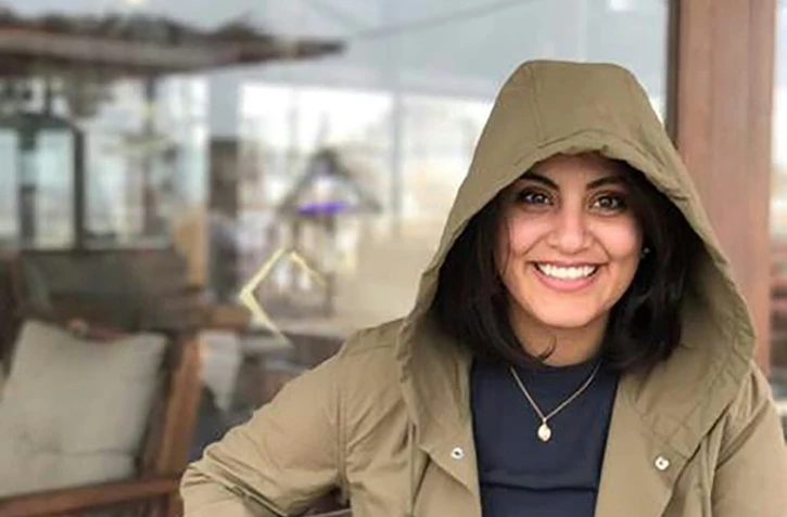 La militante saoudienne Loujain al-Hathloul sur une photo publiée sur sa page Facebook