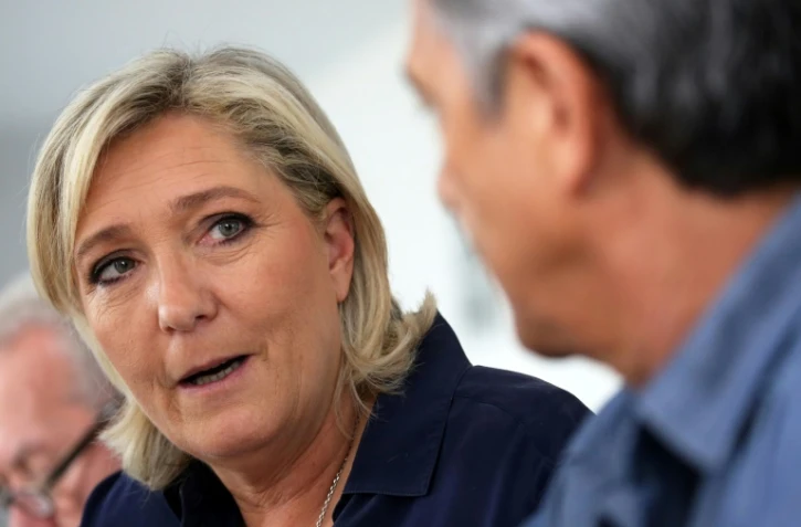 Marine Le Pen le 28 novembre 2016 à La Réunion