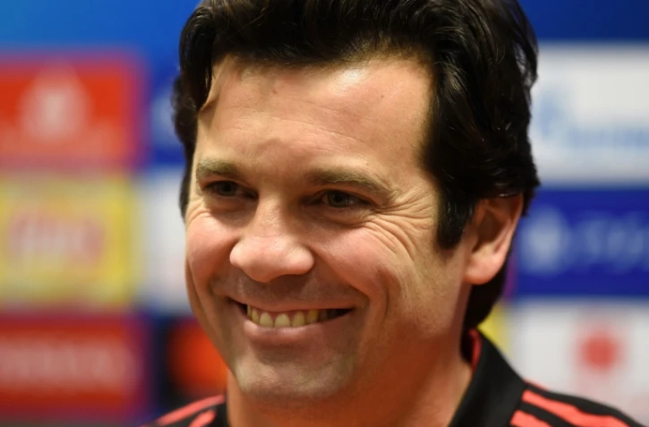 Santiago Solari entraîneur du Real Madrid en conférence de presse à Plzen le 6 novembre 2018