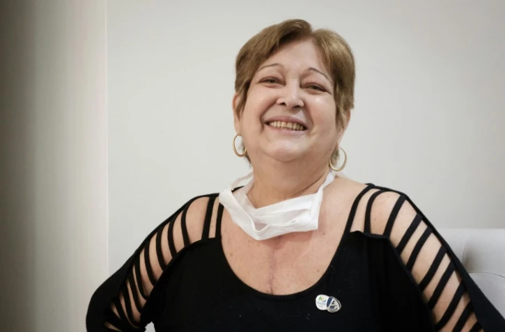 La Brésilienne Ivonette Balthazar au coeur transplanté d'un entraîneur olympique allemand à Rio de Janeiro, le 25 novembre 2016