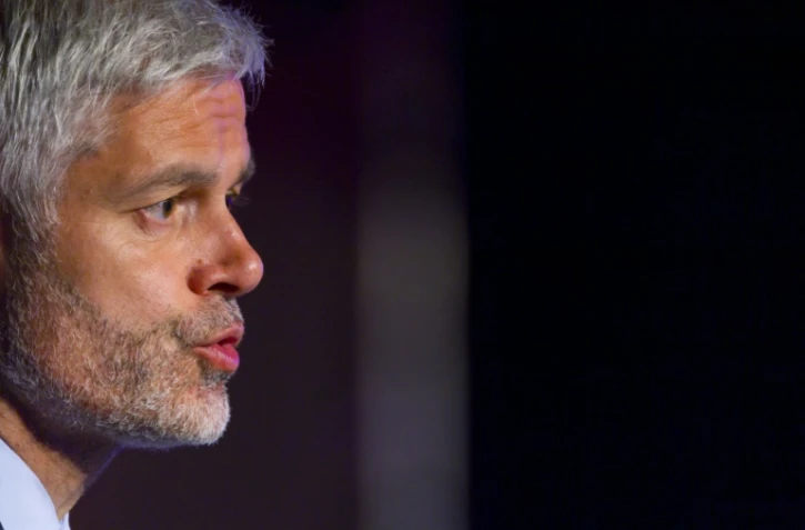 Le patron des députés LR Laurent Wauquiez, le 22 mars 2025, à Epinal, dans les Vosges