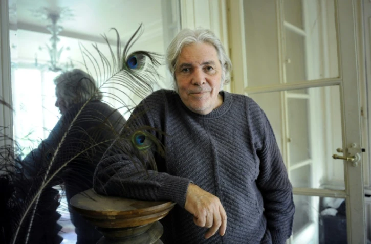 Pierre Barouh chez lui le 14 octobre 2008 à  Paris