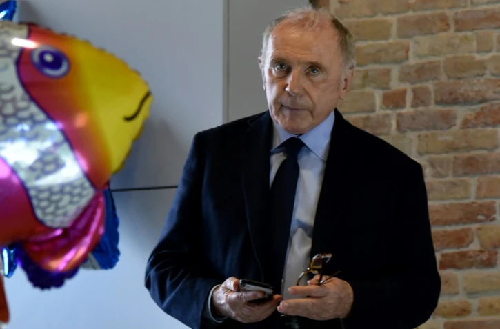 Le collectionneur d'art Francois Pinault à Venise, Le 14 avril 2016