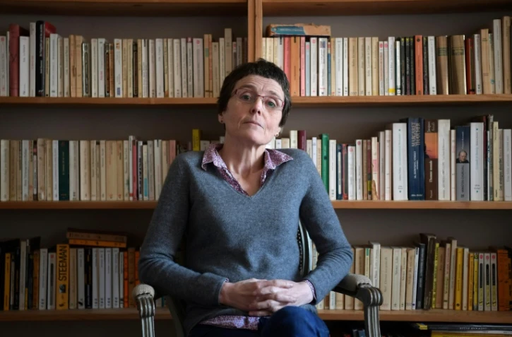 La mathématicienne française Claire Voisin, le 5 décembre 2016 à Paris