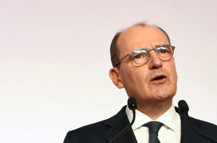 Le Premier ministre Jean Castex lors d'une conférence de presse à Paris le 27 août 2020