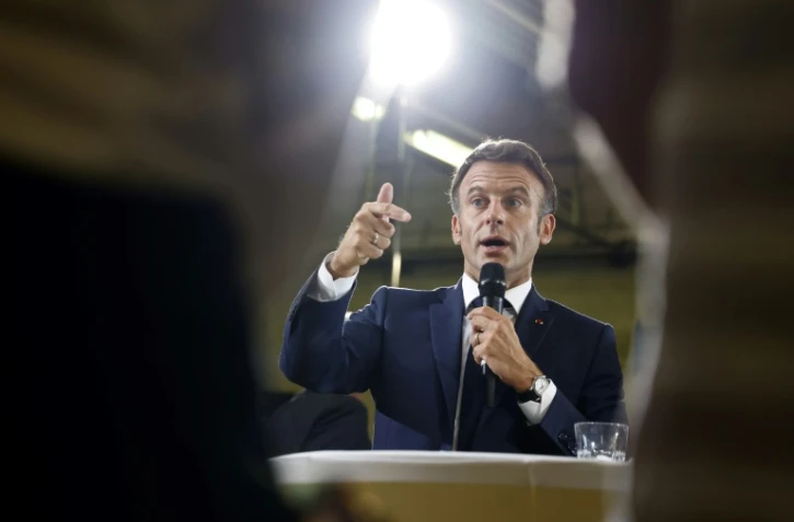 Le président Emmanuel Macron à Orange, dans le Vaucluse, le 1er septembre 2023